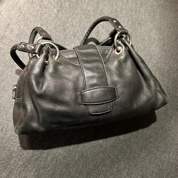 Derek Alexander - Black Leather Handbag - Picture 7 of 7